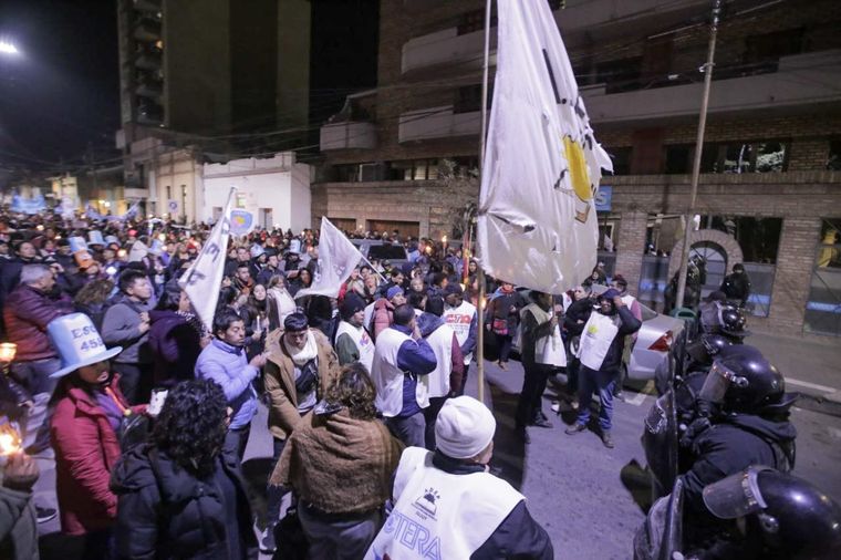 Gran movilización en la provincia de Jujuy por la reforma parcial de la Constitución Foto: Gentileza