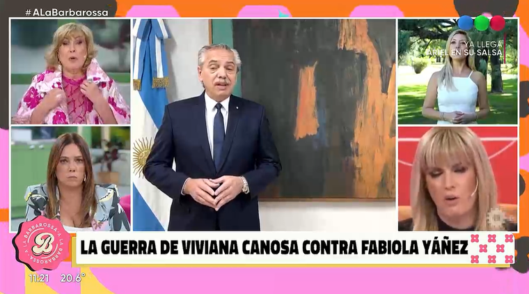 Georgina Barbarossa destruyó a Viviana Canosa. Georgina Barbarossa destruyó a Viviana Canosa. 