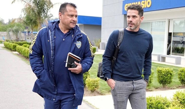 A 27 días del despido, Gago sigue siendo el DT de Boca y traba la llegada de Russo. Foto: Prensa Boca