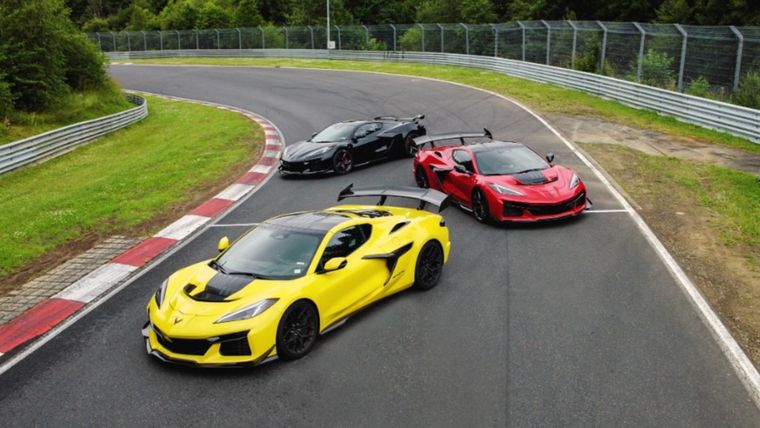 Tres Corvette y tres récords: la hazaña de Chevrolet en Nürburgring