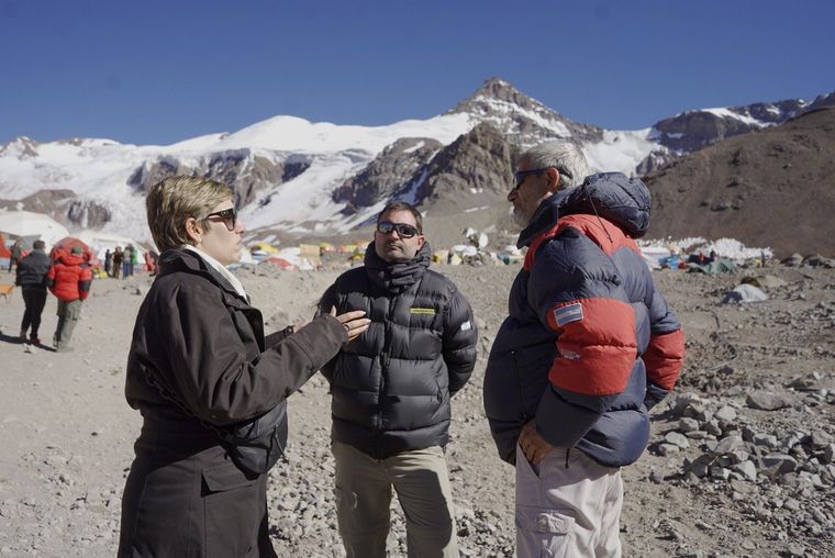 Jimena Latorre estuvo en el Parque Aconcagua Foto: Prensa Energía y Ambiente