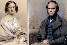 Emma (1808 –1896) y Charles Darwin (1809-1882) estuvieron casados por 43 años y tuvieron 10 hijos.