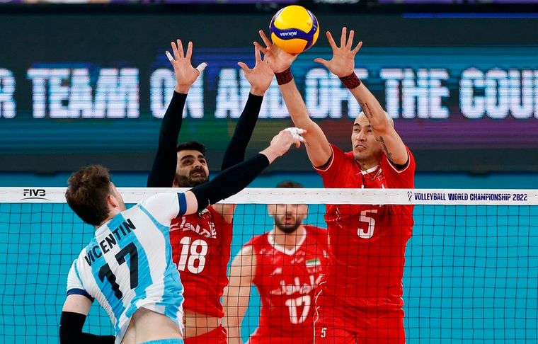 Argentina - Irán Argentina no pudo con Irán en el Mundial de voley.