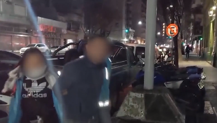 La detención del acusado Foto: Captura de video/Télam