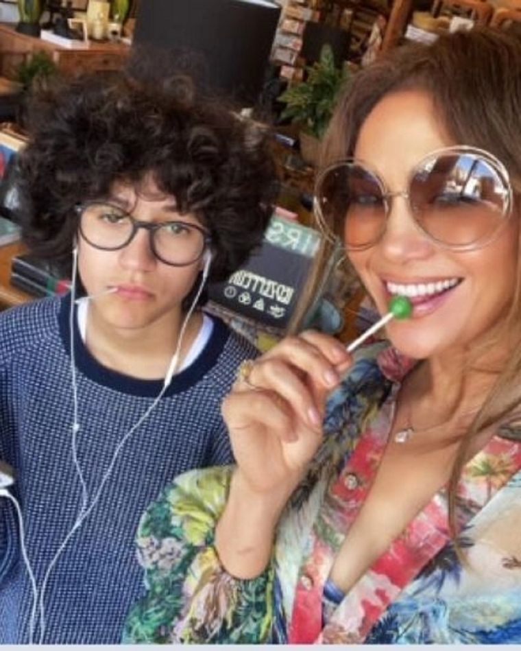 Jennifer Lopez junto a su hija Emme Muñiz Foto: Instagram