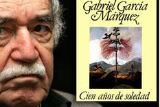 Gabo García Márquez y su novela más famosa.