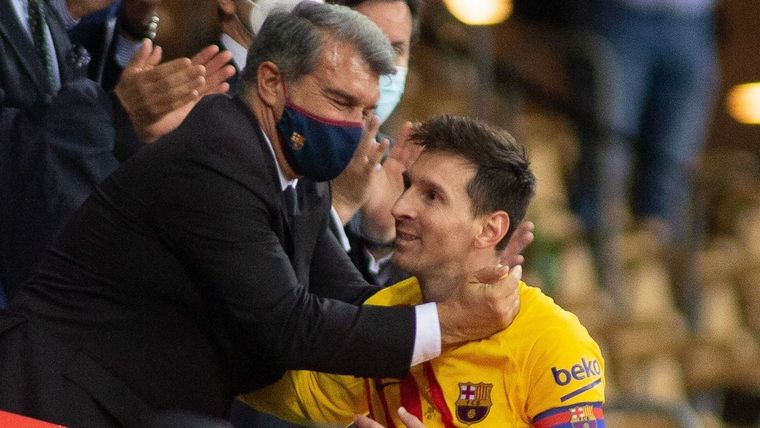 Matías Messi destrozó a Laporta y todo Barcelona. Foto: EFE