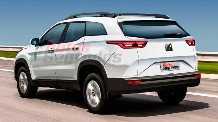 Boceto de la supuesta Fiat Toro SUV.