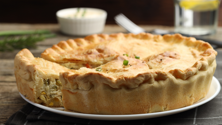 Llevá a tu mesa esta tarta de pollo con una receta súper fácil