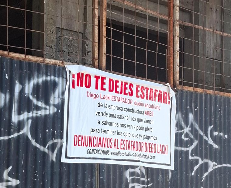 Los damnificados apuntan contra Diego Lacki, uno de los representantes de la empresa. Los damnificados apuntan contra Diego Lacki, uno de los representantes de la empresa.