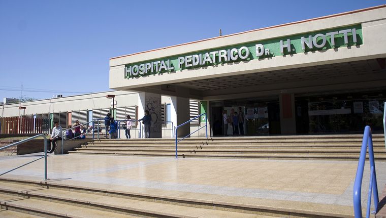 La niña fue internada de urgencia en el Hospital Notti tras el accidente doméstico.&nbsp;