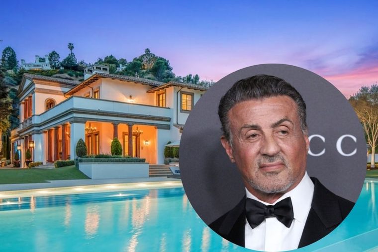 Sylvester Stallone Sylvester Stallone y su mansión Foto: TMZ
