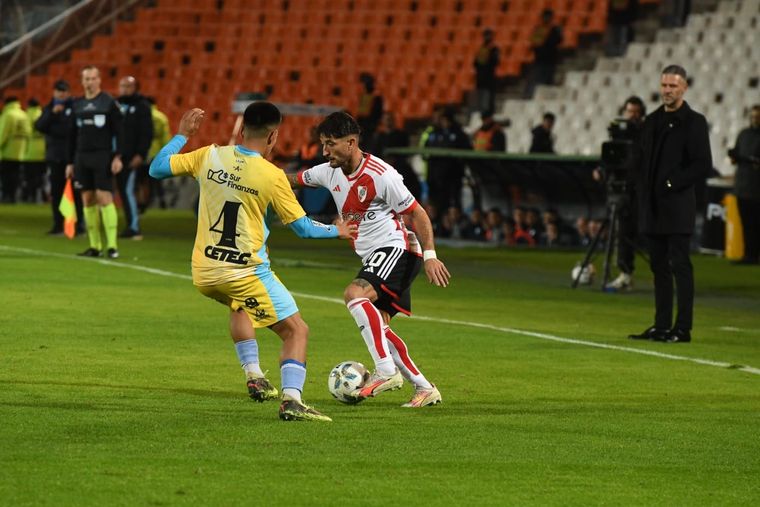 Milton Casco fue el único que habló tras la derrota. Foto: Alfredo Ponce / MDZ