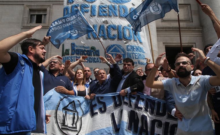 La Asociación Bancaria anunció que se suma al paro del 24 de enero Foto: Noticias Argentinas