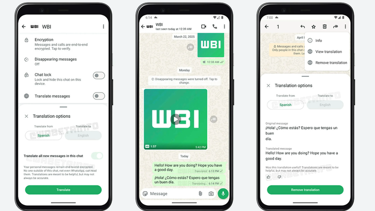 La nueva función de traducción de mensajes en WhatsApp ya está disponible para Android y iPhone. La nueva función de traducción de mensajes en WhatsApp ya está disponible para Android y iPhone.
