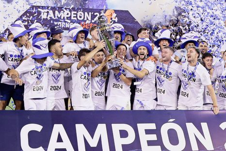 Una de las figuras del Vélez campeón se va libre en el club. Foto: Fotobaires Una de las figuras del Vélez campeón se va libre en el club. Foto: Fotobaires