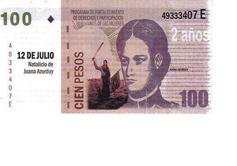 La propuesta de nueva imagen para el billete más valioso de la moneda nacional. Foto: Gentileza
