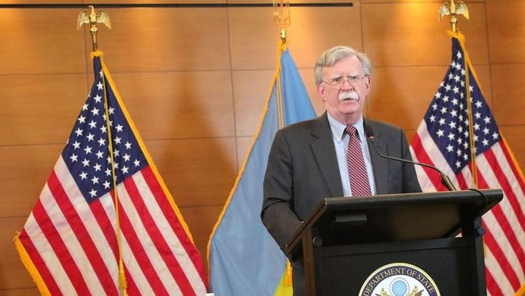 John Bolton fue una pieza clave en la política de línea dura del gobierno de Trump hacia Maduro Foto: GETTY IMAGES