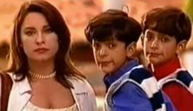 Nostalgia Duvan y Felipe Blanco Guardiola en uno de los episodios de la telenovela colombiana.