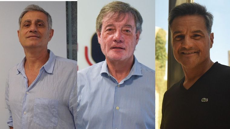 Mansur, Chapini y Sajú, los candidatos a presidente de Godoy Cruz.&nbsp;
