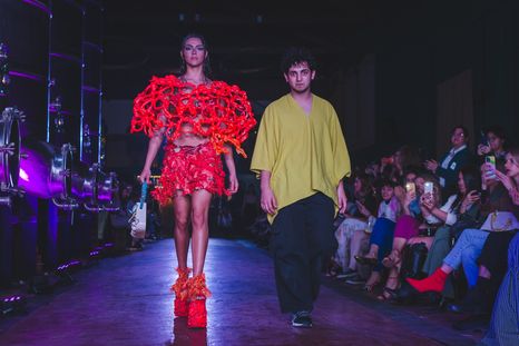 Laureano De Labriego, uno de los ganadores del Semillero MFW 2022. Foto: Mendoza Plaza Shopping