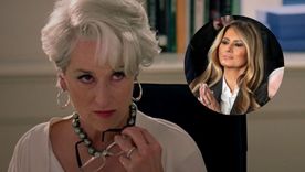 Meryl Streep analizó el impacto político de la moda. / Captura película - @melaniatrump Meryl Streep analizó el impacto político de la moda. / Captura película - @melaniatrump