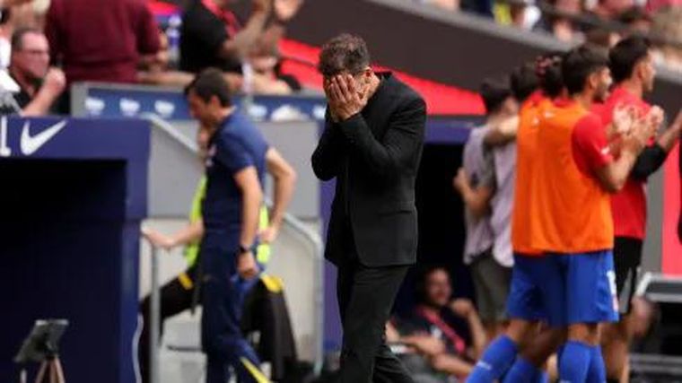 Simeone, hasta las lágrimas por la goleada del Aleti en el derbi ante el Madrid.