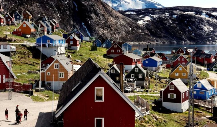 Groenlandia es parte de Dinamarca, pero es reclamada por los Estados Unidos de Donald Trump. Foto Efe