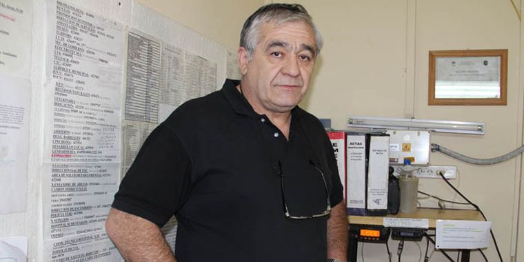 Aldo Sarmiento, en representación de todos los trabajadores Foto: Maggie Ojcius/ Mediamza.com