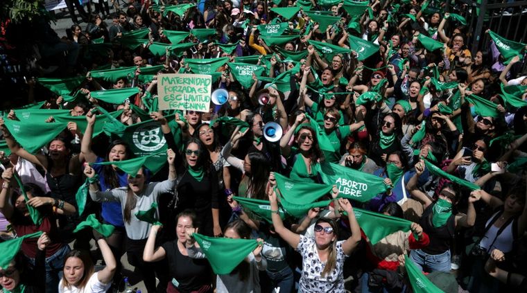 Aborto En 2020 en Argentina se sancionó la Ley de Aborto. Crédito: AFP Foto: Afp.
