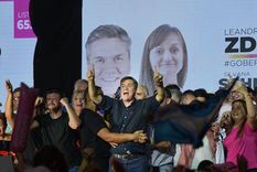 Leandro Zdero celebra su contundente victoria en Chaco Foto: Twitter Gustavo Valdés