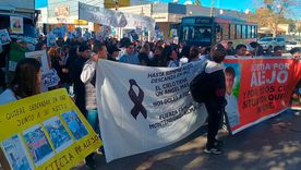 La familia de Alejo Montenegro marchó para pedir justicia. La familia de Alejo Montenegro marchó para pedir justicia.