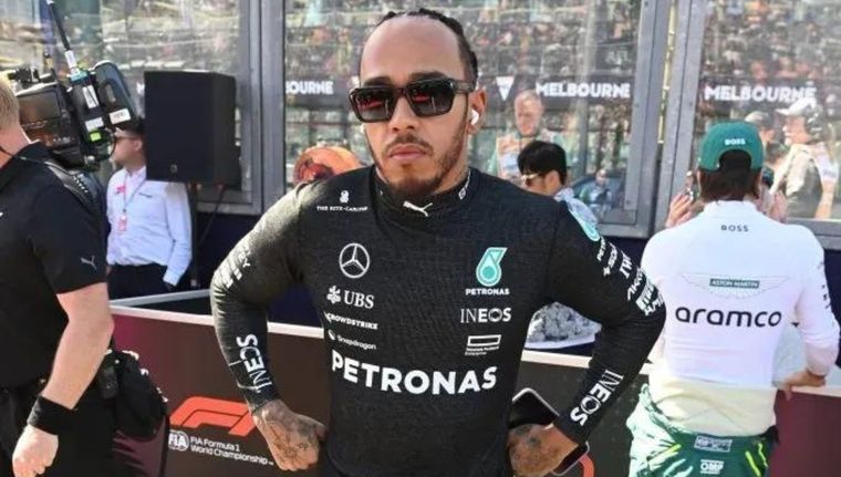 Hamilton recordó la definición del 2021 y fue lapidario. Foto: @MercedesAMGF1