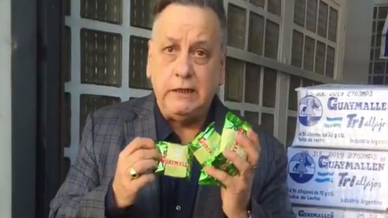 Hugo Basilotta Hugo Basilotta, dueño de Alfajores Guaymallén Foto: Foto de video