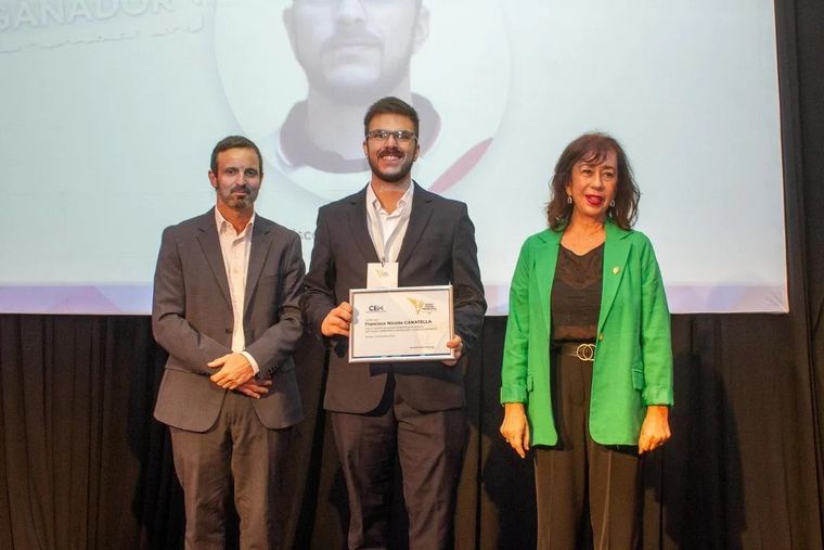 Francisco Canatella, joven mendocino destacado por la CEM Foto: Instagram Fran Canatella