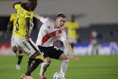 River se quedó con un magro empate ante Barcelona en el Monumental. Foto: Fotobaires
