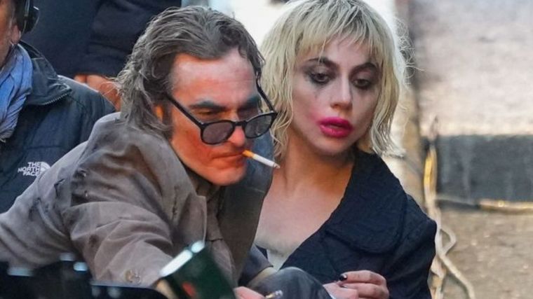 Lady Gaga y Joaquín Phoenix Rodaje The Joker II Foto: Fuente: Imagen - Gotham