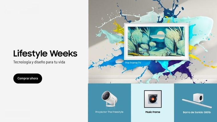 The Freestyle, el proyector portátil de Samsung que transforma cualquier superficie en pantalla. The Freestyle, el proyector portátil de Samsung que transforma cualquier superficie en pantalla.