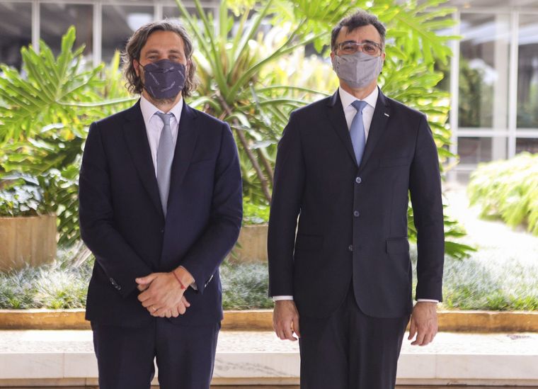 Foto: Télam. Cafiero logra un acuerdo en su primer viaje al exterior como Canciller.