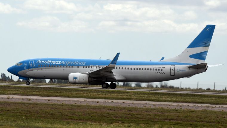 Aerolíneas Argentinas.