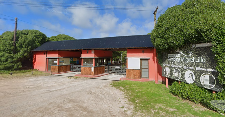 El Camping Miguel Lillo, donde fue vista por última vez Débora del Valle.