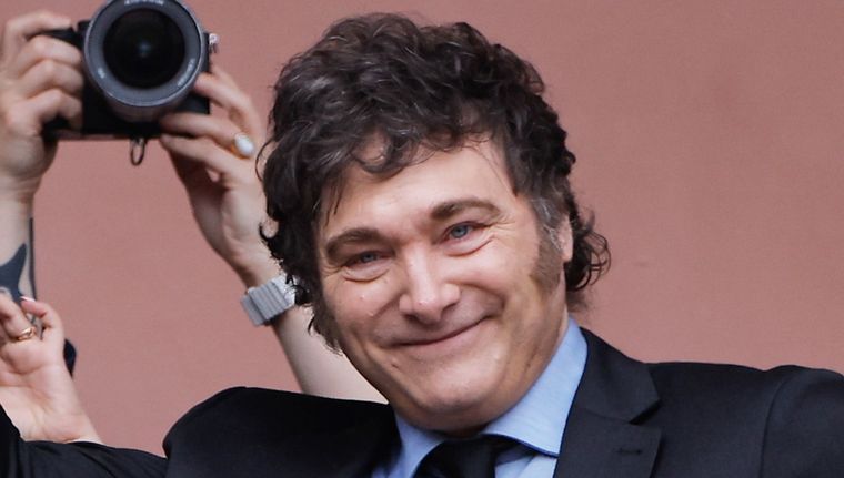 El primer año del gobierno de Javier Milei se caracterizó por un fuerte ajuste fiscal y monetario Foto: EFE