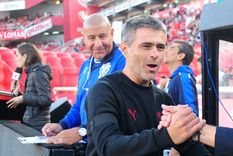 El entrenador dijo presente en conferencia de prensa tras la victoria como local. Foto: Fotobaires El entrenador dijo presente en conferencia de prensa tras la victoria como local. Foto: Fotobaires