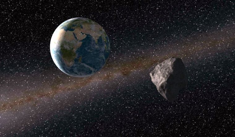 Los asteroides como el del estudio son un peligro latente para el planeta Tierra. Foto: Dpa.