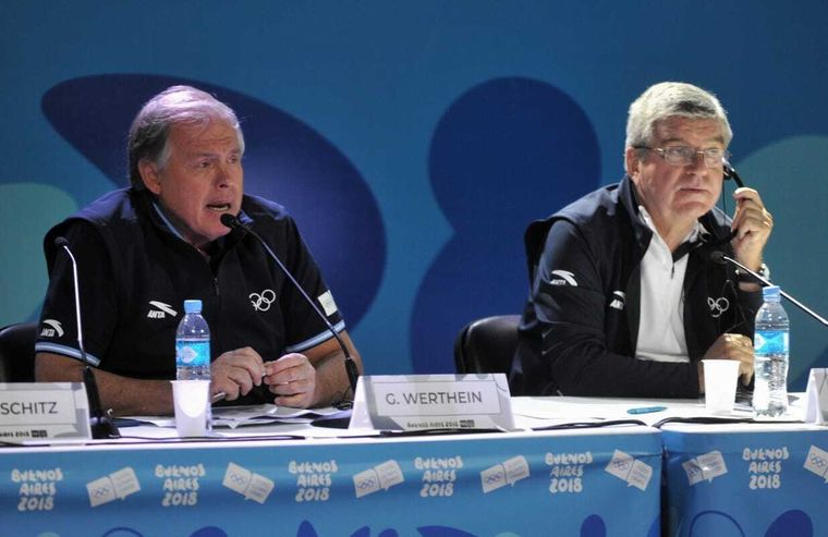 Gerardo Werthein y Thomas Bach. Prensa COA Foto: Prensa COA