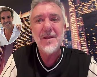 Miguel Pardo, el productor teatral y suegro, que confesó su admiración por Cabré. / Captura TV