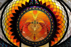 Mosaico de vidrio Tiffany. Foto: GETTY IMAGES