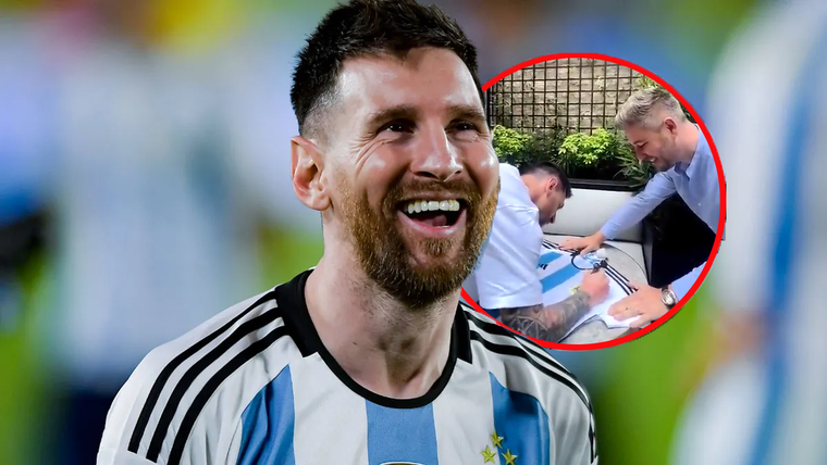 El rosarino protagonizó un momento que se volvió viral en las redes.