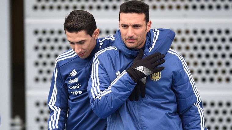 Di María llenó de elogios a Scaloni.