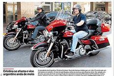el sabado critico de cfk, boudou andaba en moto por brasilia
